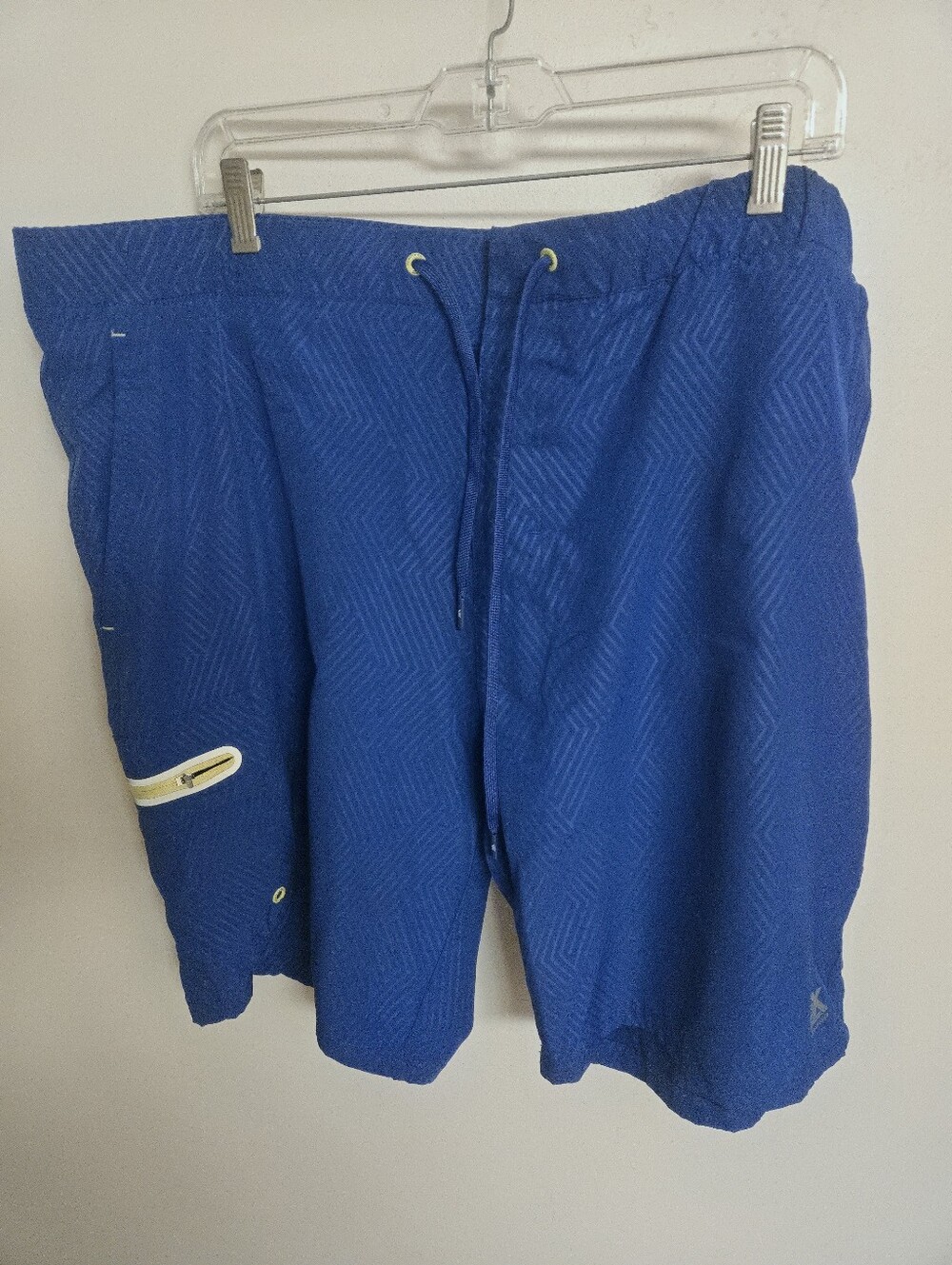 ZeroXposur Blue Swim Trunks Lined Elastic And Tie Pockets XXL